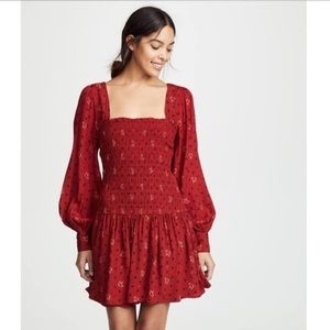 Free People Red Dress